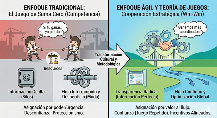 Teoría de Juegos para Asignación de Recursos en Construcción
