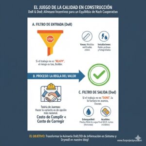 Teoría de Juegos para blindar tu Calidad en la Construcción