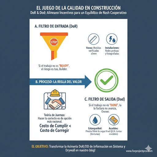 Teoría de Juegos para blindar tu Calidad en la Construcción